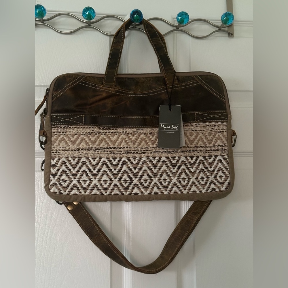 Myra Bag Moods of Brown Messenger Bag NWT